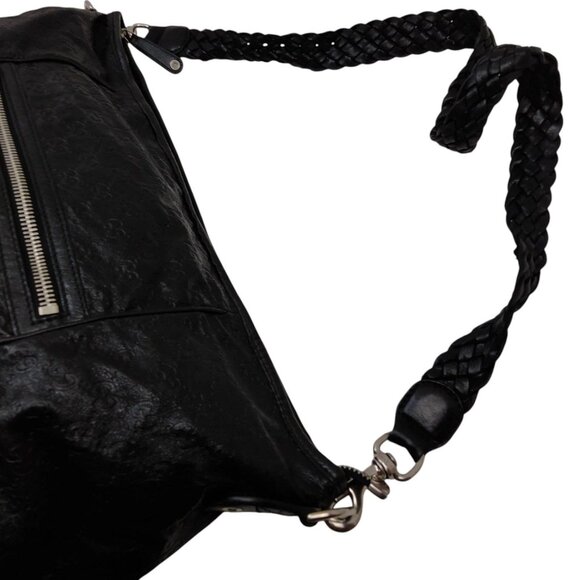 (S6) Authentic Louis Vuitton Crossbody Bag Black PVC Luxury Vintage Designer Han - Picture 3 of 9